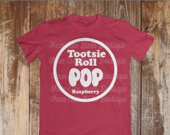 Tootsie Roll Pop Raspberry Candy- DIGITAL DOWNLOAD