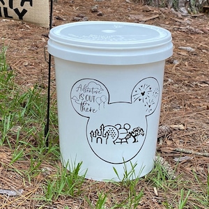 Disney Inspired / Fort Wilderness / Camping Light Bucket Kit for 5 Gallon Bucket | BUCKET NOT INCLUDED