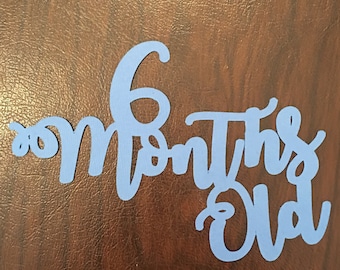 Birthday / Half Birthday / 6 Months Cake Topper