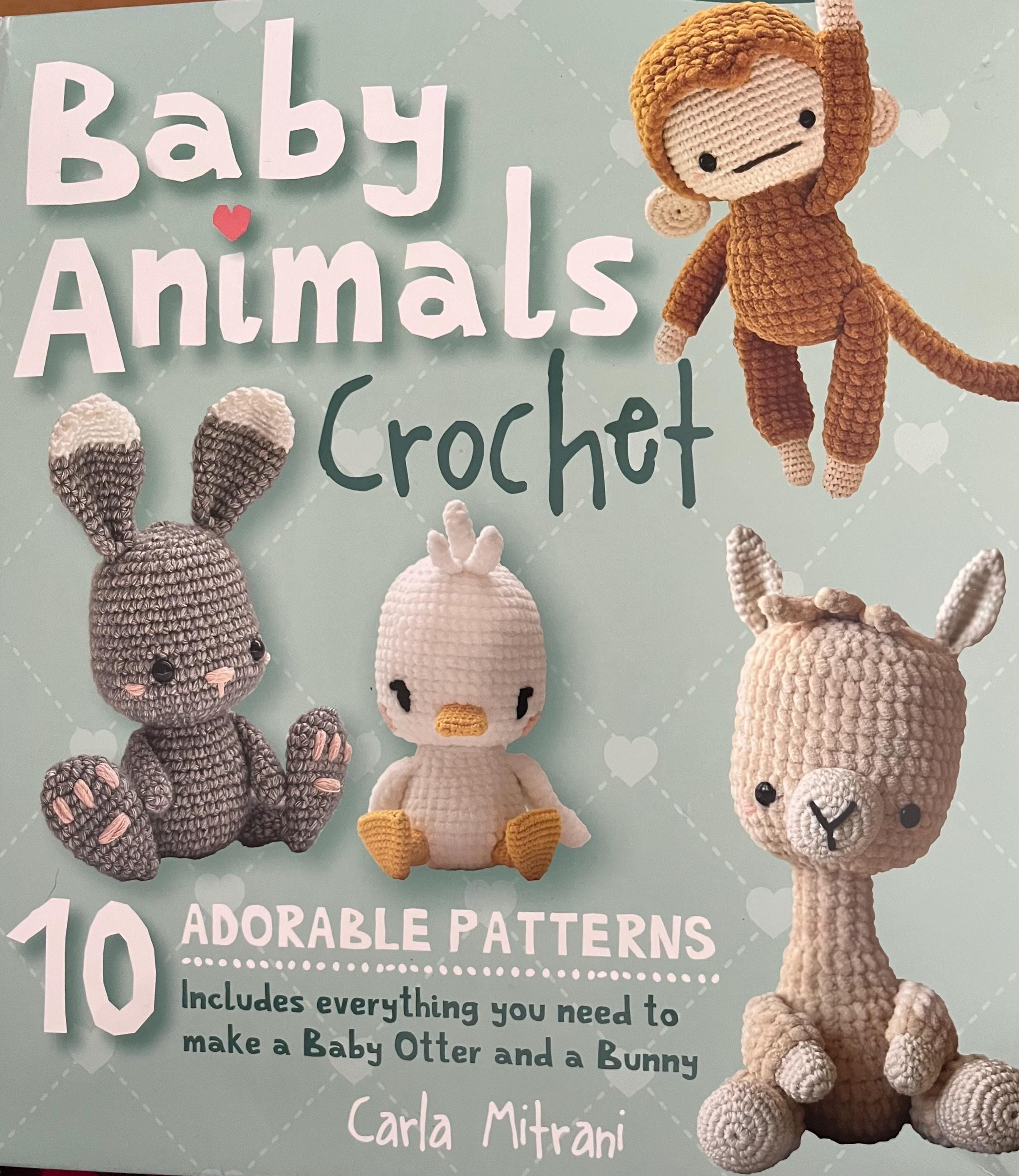 30 Otter Crochet Patterns for Cute Gifts, Nursery Decor, and Pocket-Sized Amigurumi 3 Baby Animals Crochet Kit with Otter Pattern