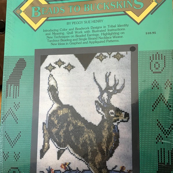 Vintage 1993 Beads to Buckskins Native American Tambour Beading Quill Work Booklet Volume 6 OOP