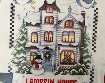 Vintage 1992 Designs for the Needle Celebrating Christmas Counted Cross Kit 309848