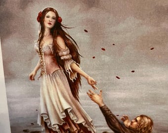 Vintage NIP Heaven and Earth The Siren Fairy Tales Cross Stitch Pattern: Selina Fenech Design