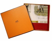 Authentic HERMES Vintage Scarf Les Robes By Philippe Ledoux