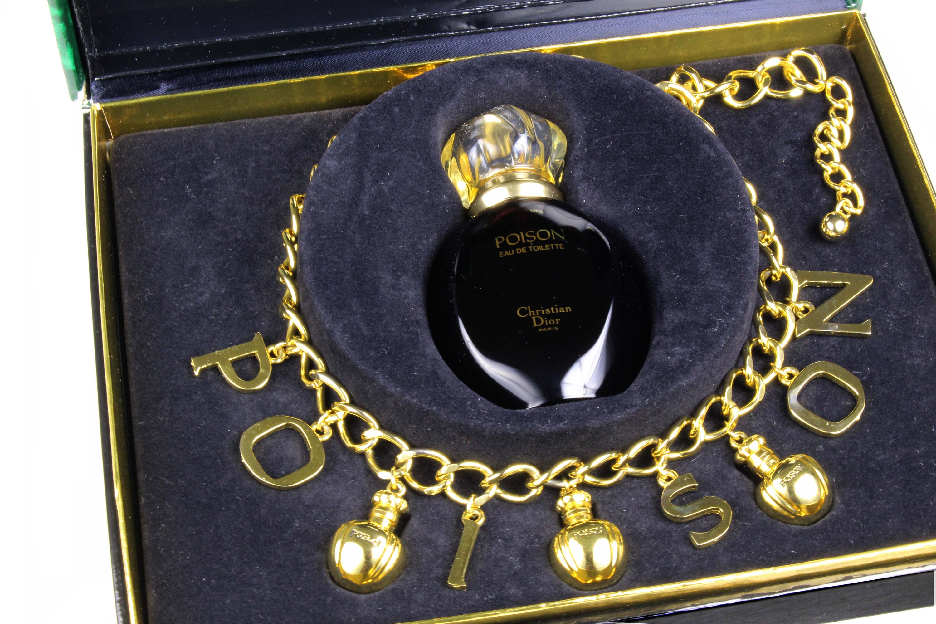 DIOR/POISON/チャーム/ネックレス CHRISTIAN DIOR Vintage Poison Charms Necklace and Poison