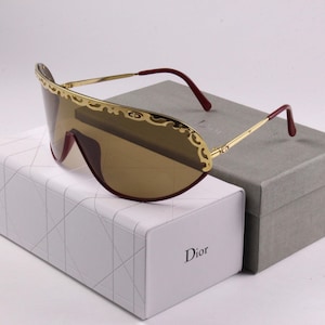 CHRISTIAN DIOR 2501 maskerzonnebril vintage jaren 80