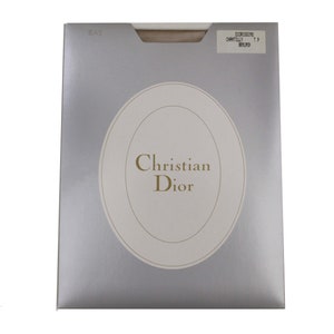CHRISTIAN DIOR Vintage Diorissimo Chantilly Stockings Size 9