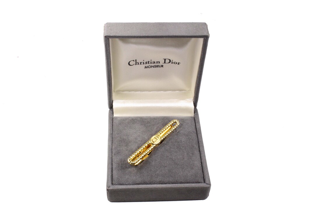 Vintage CHRISTIAN DIOR Monsieur Tie Bar - Etsy
