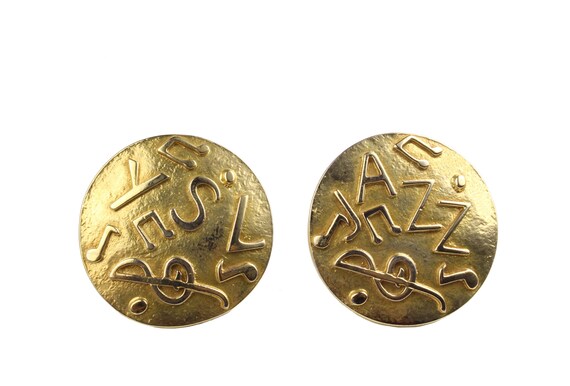 YVES SAINT LAURENT Vintage Jazz Earrings