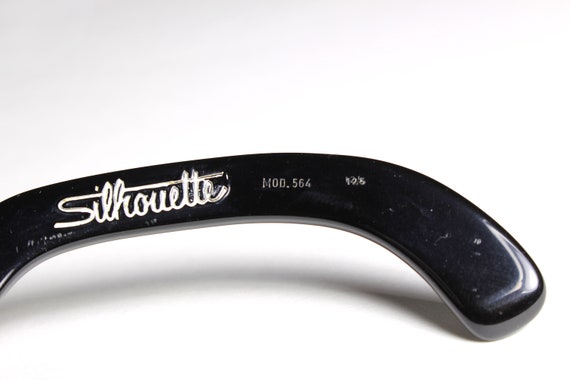 SILHOUETTE Futura Vintage 70\'s Black and White Sunglasses SILHOUETTE Futura Vintage 70 main image 2