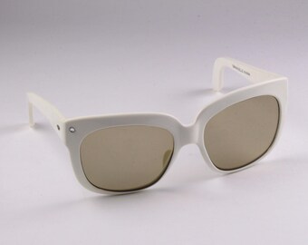 EMMANUELLE KHANH ヴィンテージサングラス   ホワイト 未使用 EMMANUELLE KHANH White Vintage Sunglasses for sale | eBay