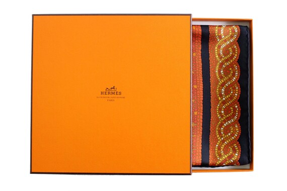 Vintage HERMÈS scarf “Sous le Cèdre” by Dimitri Ry