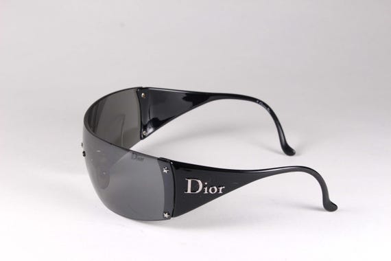 CHRISTIAN DIOR Vintage 2000's Dior Ski 6 Black Mask Sunglasses