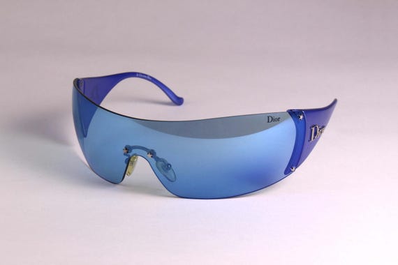 CHRISTIAN DIOR Vintage 2000's Dior Golf Blue Sunglasses - Etsy
