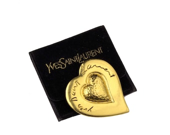 ヴィンテージ イヴ・サンローラン YSL by ロバート・グーセンス ハート