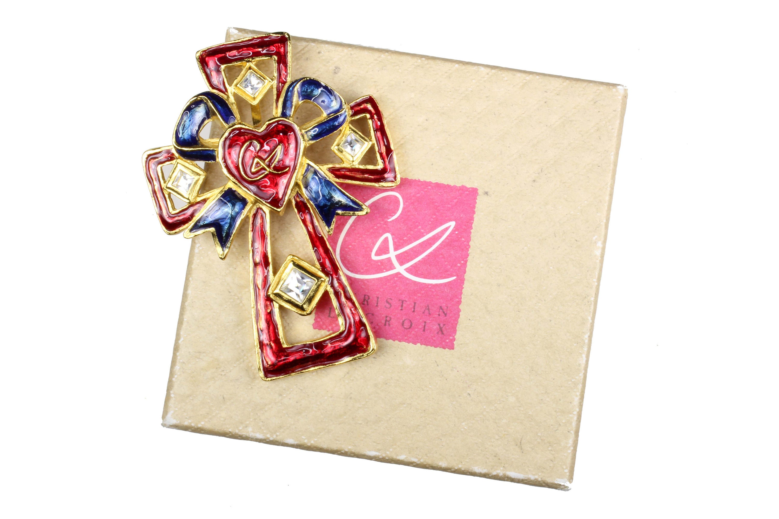 Christian Lacroix Cross - Etsy