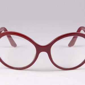 CARTIER Vintage 1990 Eyeglasses Burgundy