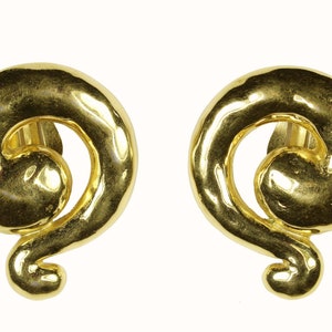 YVES SAINT LAURENT Vintage Question Mark Earrings