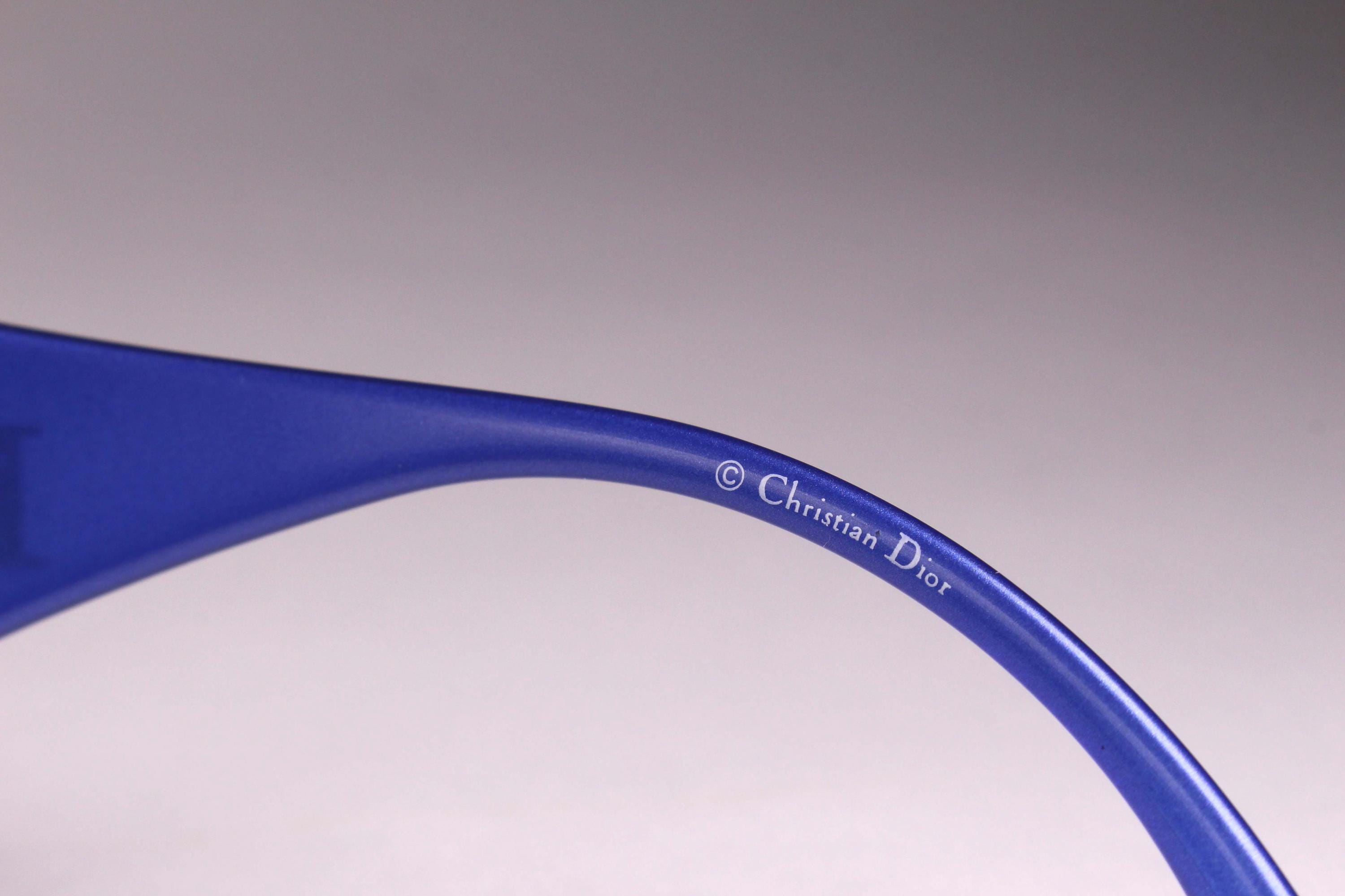 CHRISTIAN DIOR Vintage 2000's Dior Golf Blue Sunglasses - Etsy