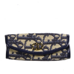 Christian Dior Vintage ♡ Green coincase CHRISTIAN DIOR Lady Dior Coin Case & Key Case Lambskin Sage