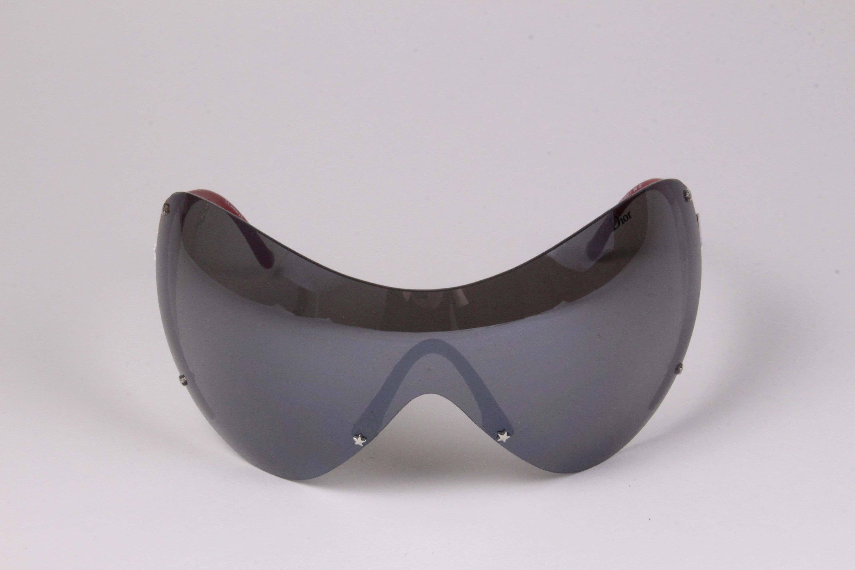 Dior SKI1 スキー用サングラス　中古品 CHRISTIAN DIOR Vintage 2000's SKI 1 Red Sunglasses - Etsy