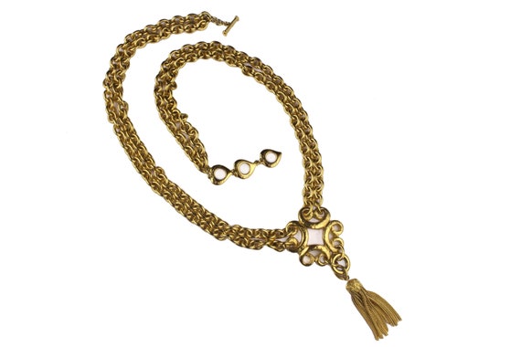 YVES SAINT LAURENT Vintage Arabesque Style Neckla… - image 1