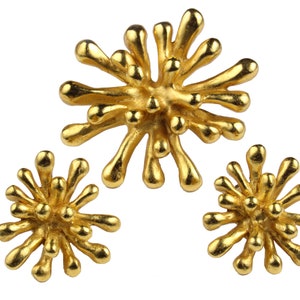 CHRISTIAN LACROIX Vintage Iconic Set Anemone Brooch and Earrings