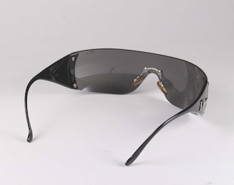 CHRISTIAN DIOR Vintage 2000's Dior Ski 6 Black Mask Sunglasses