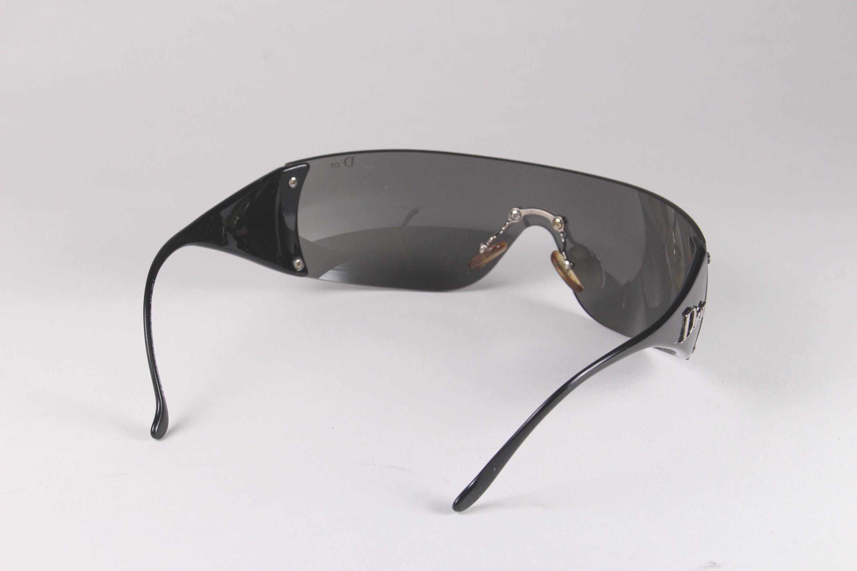 CHRISTIAN DIOR Vintage 2000's Dior Ski 6 Black Mask Sunglasses - Etsy
