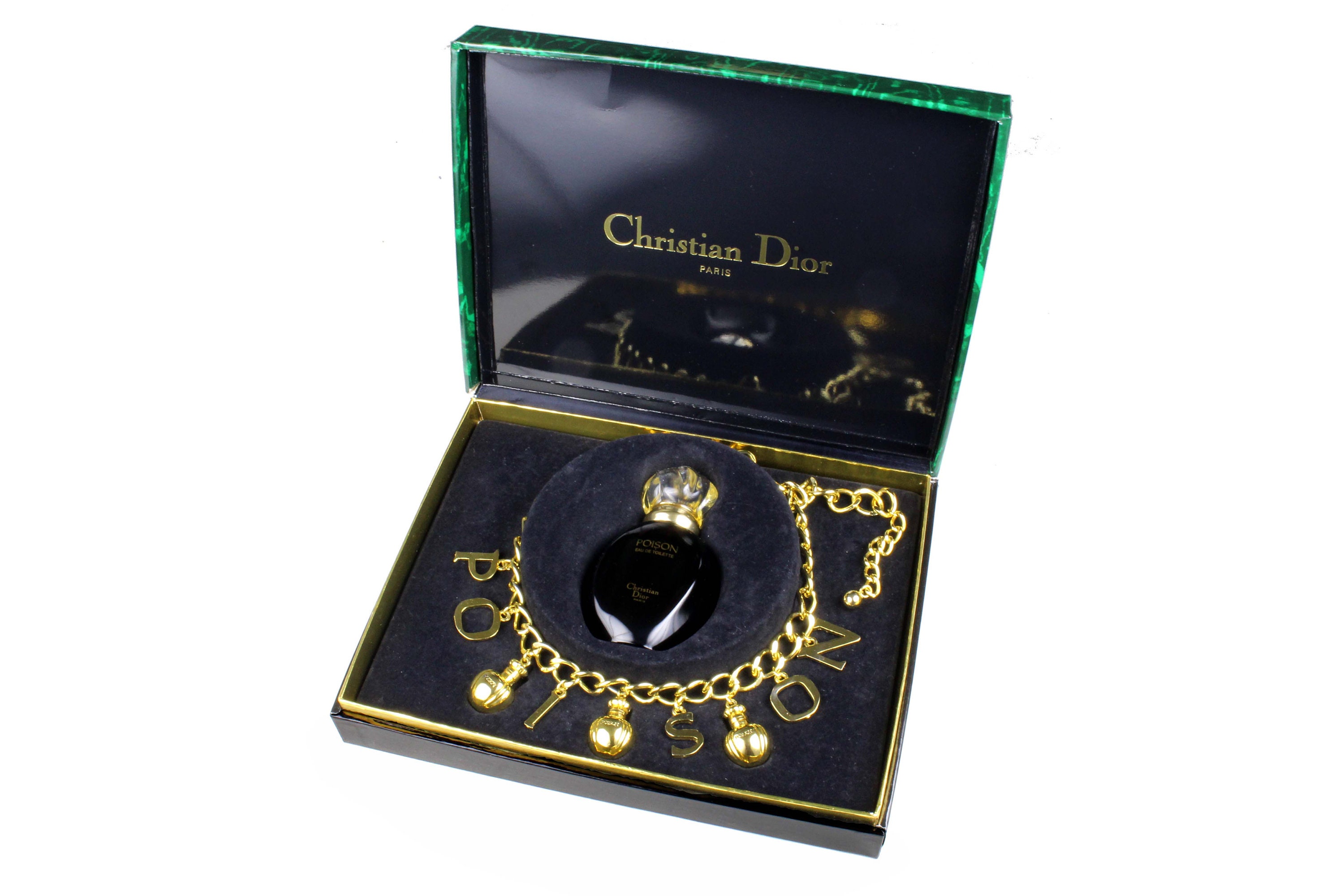 DIOR/POISON/チャーム/ネックレス CHRISTIAN DIOR Vintage Poison Charms Necklace and Poison