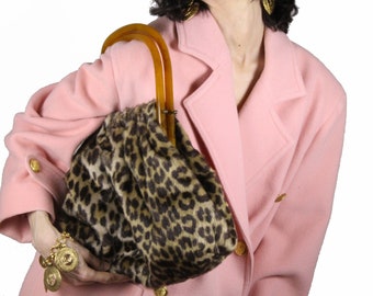 MORRIS MOSKOWITZ Bolso Print Leopardo Asas Lucite