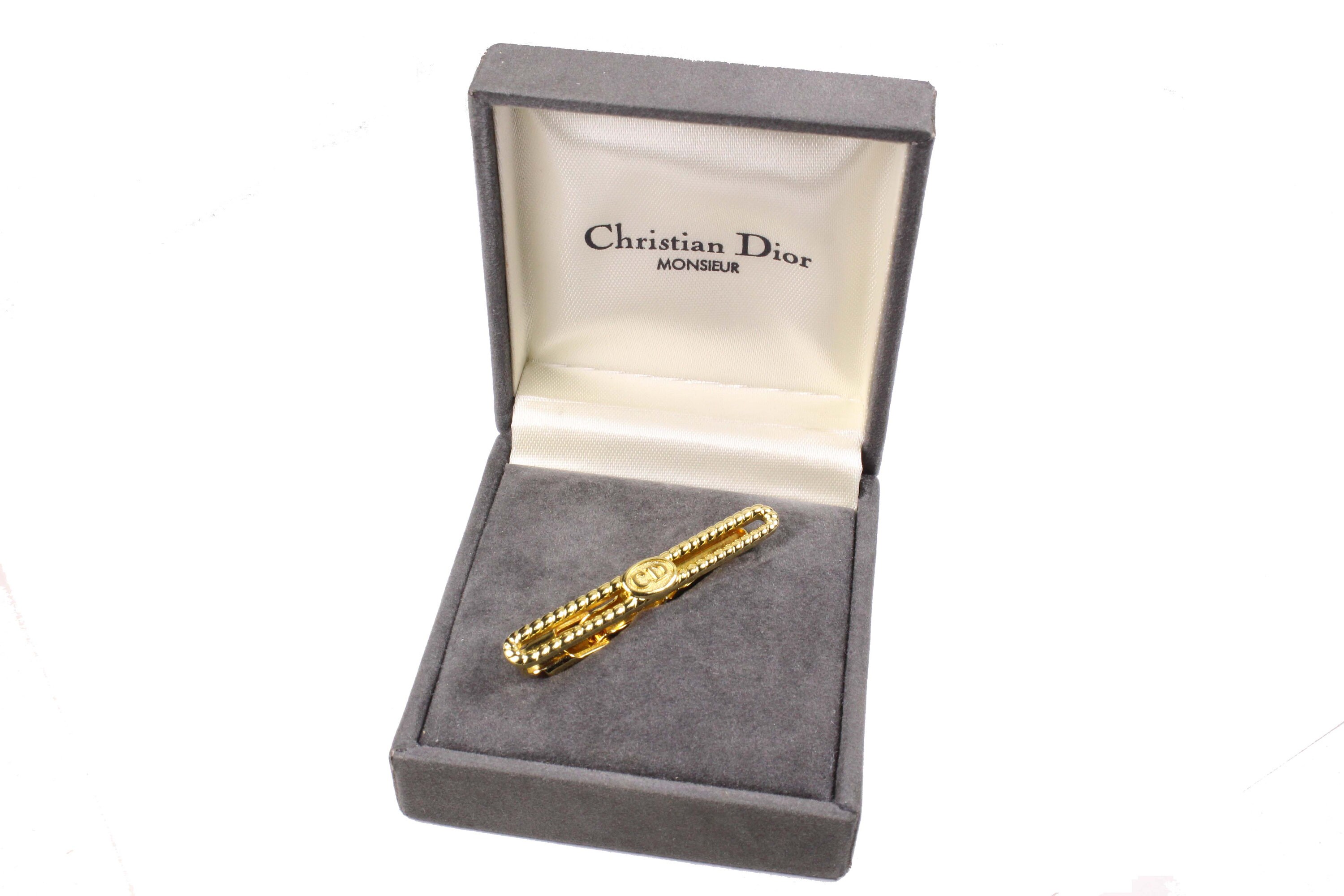 Vintage CHRISTIAN DIOR Monsieur Tie Bar - Etsy