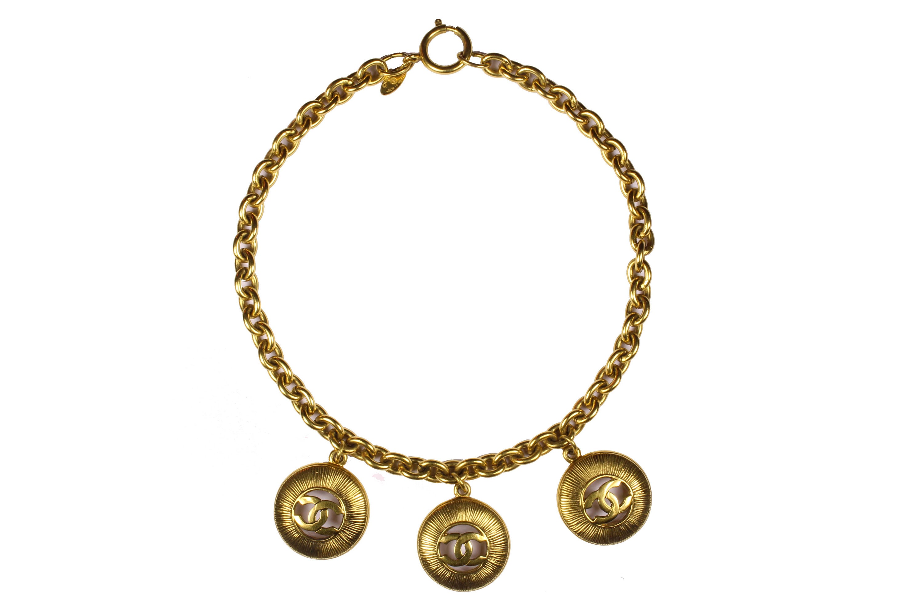 Preowned Chanel Vintage Gold-toned Chain Jewelry Belt ($530