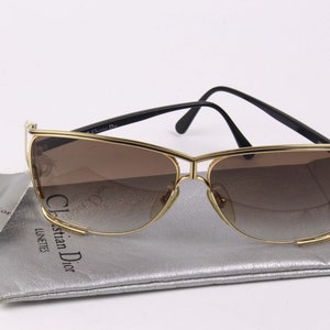 Lunettes de vue CHRISTIAN DIOR vintage 80&#39;s monture papillon surdimensionnée