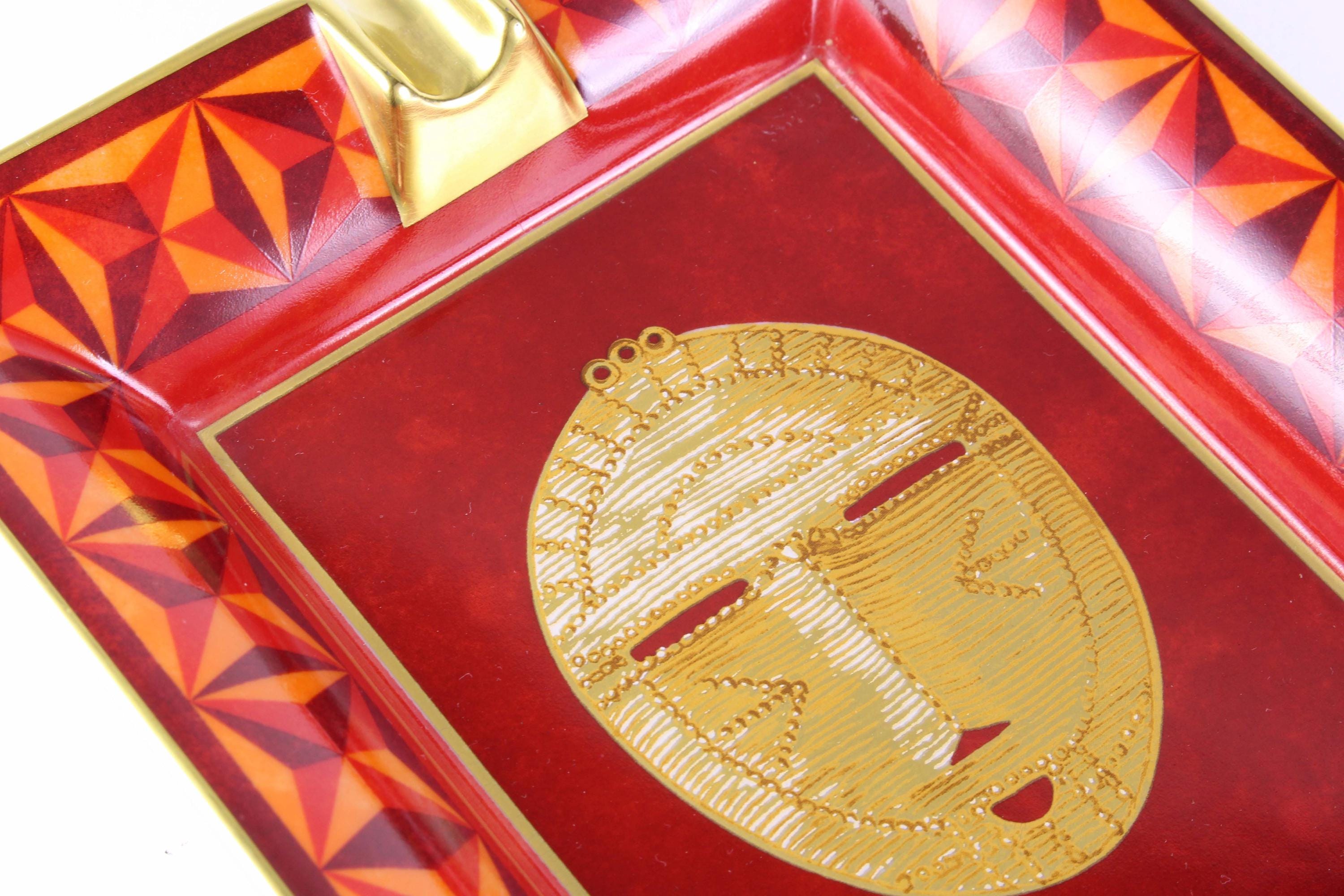 Hermès Vintage Mask Ashtray Porcelain Africa Theme - Etsy Israel