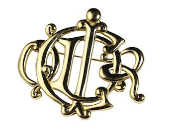 CHRISTIAN DIOR by John Galliano * Gold Tone Cadillac License Plate