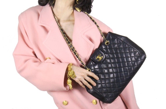 Vintage*CHANEL* キルティングレザー ショルダートートバッグ BUYMA VINTAGE 中古 Vintage*CHANEL* キルティングレザー