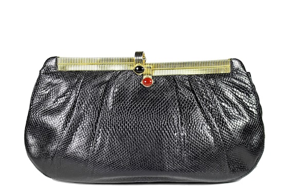 Buy Authentic Judith Leiber Snakeskin Clutch With Double Gold Shoulder  Chain Online in India - Etsy