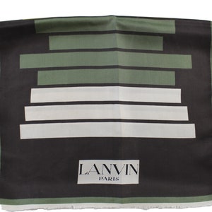 LANVIN Vintage Scarf 100% Silk