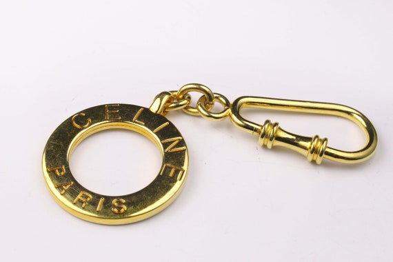 VintageCarwen Celine Paris Vintage Disc Key-Ring Bag Charm