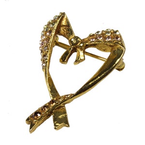 CHRISTIAN LACROIX Vintage Small Heart Brooch