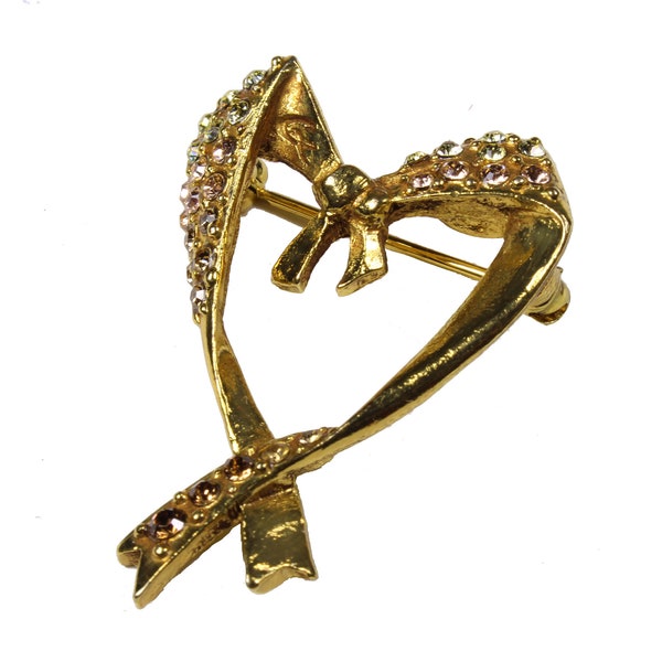 CHRISTIAN LACROIX Vintage Small Heart Brooch