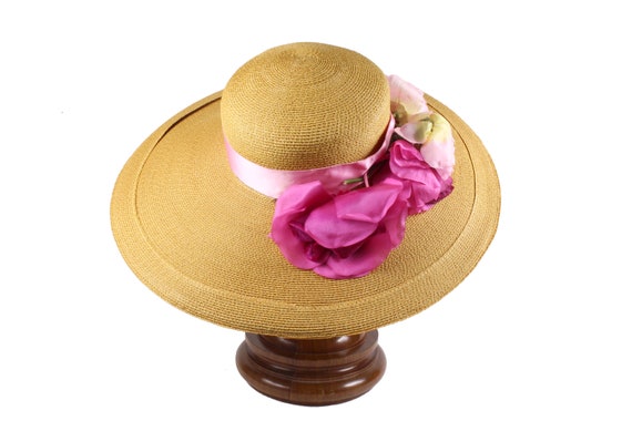 Tracey Tooker Sun Hat Womens One Size Tracey Tooker natural straw sun hat, one size, $275 | eBay main image 2