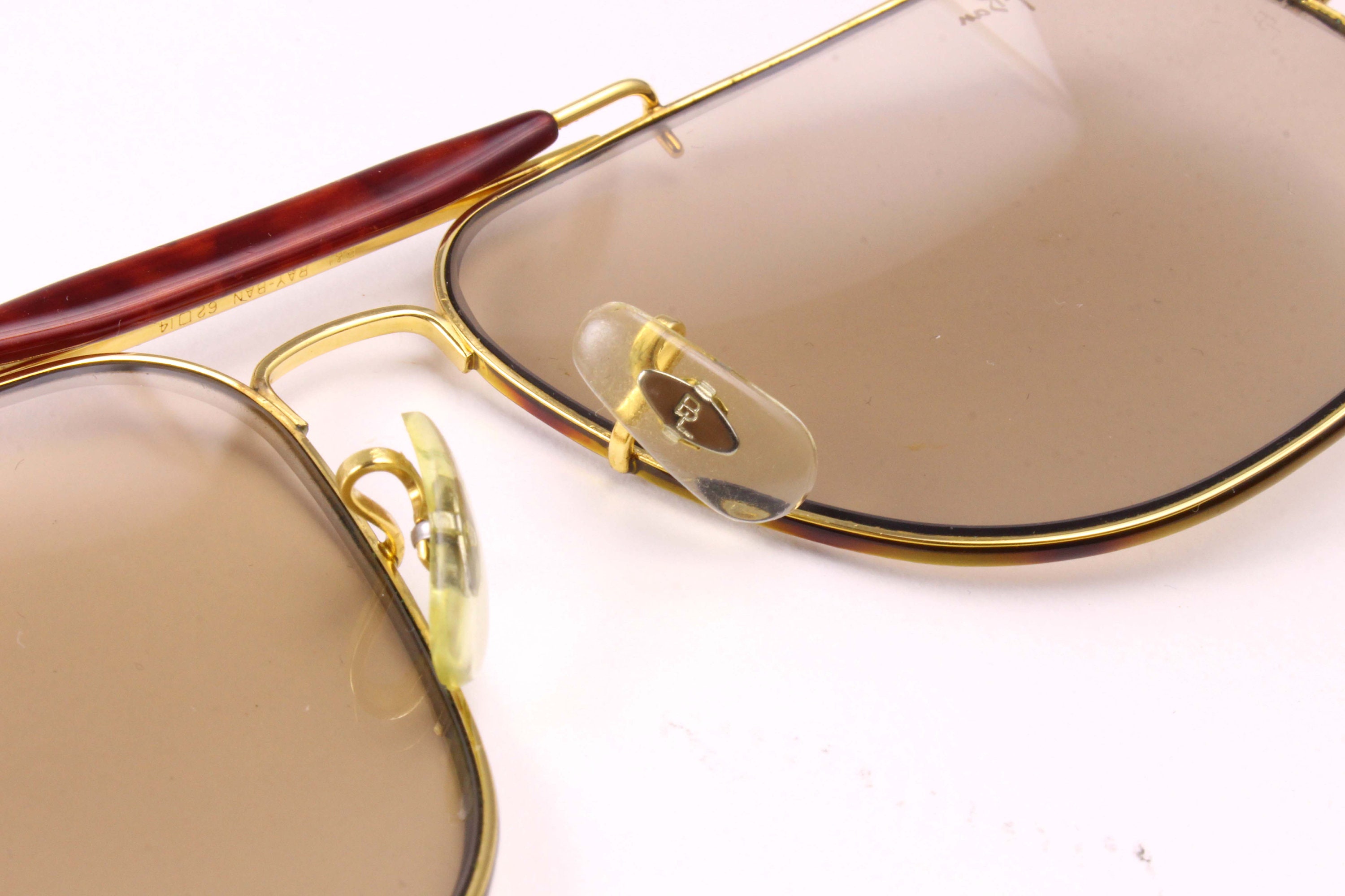 B&L RAY-BAN U.S.A. Vintage 80's Aviator Sunglasses - Etsy B&L RAY-BAN U.S.A. Vintage 80's Aviator Sunglasses - Etsy