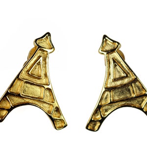 YVES SAINT LAURENT Eiffel Tower Vintage Earrings
