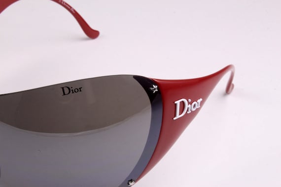 美品　60sChristian Dior　ビンテージサングラス　レッドフレーム 美品 60sChristian Dior ビンテージサングラス レッドフレーム
