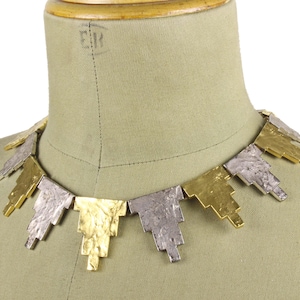 YVES SAINT LAURENT Vintage Gold and Silver Necklace