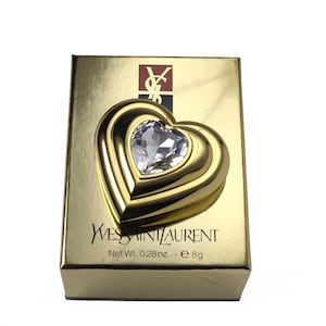 イヴサンローラン　Jewel Powder ハートコンパクト　限定　ヴィンテージ Yves Saint Laurent Jewel Powder - Etsy