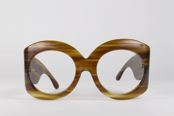 Vintage 60-70s SERVIN Oversized Sunglasses - image 2
