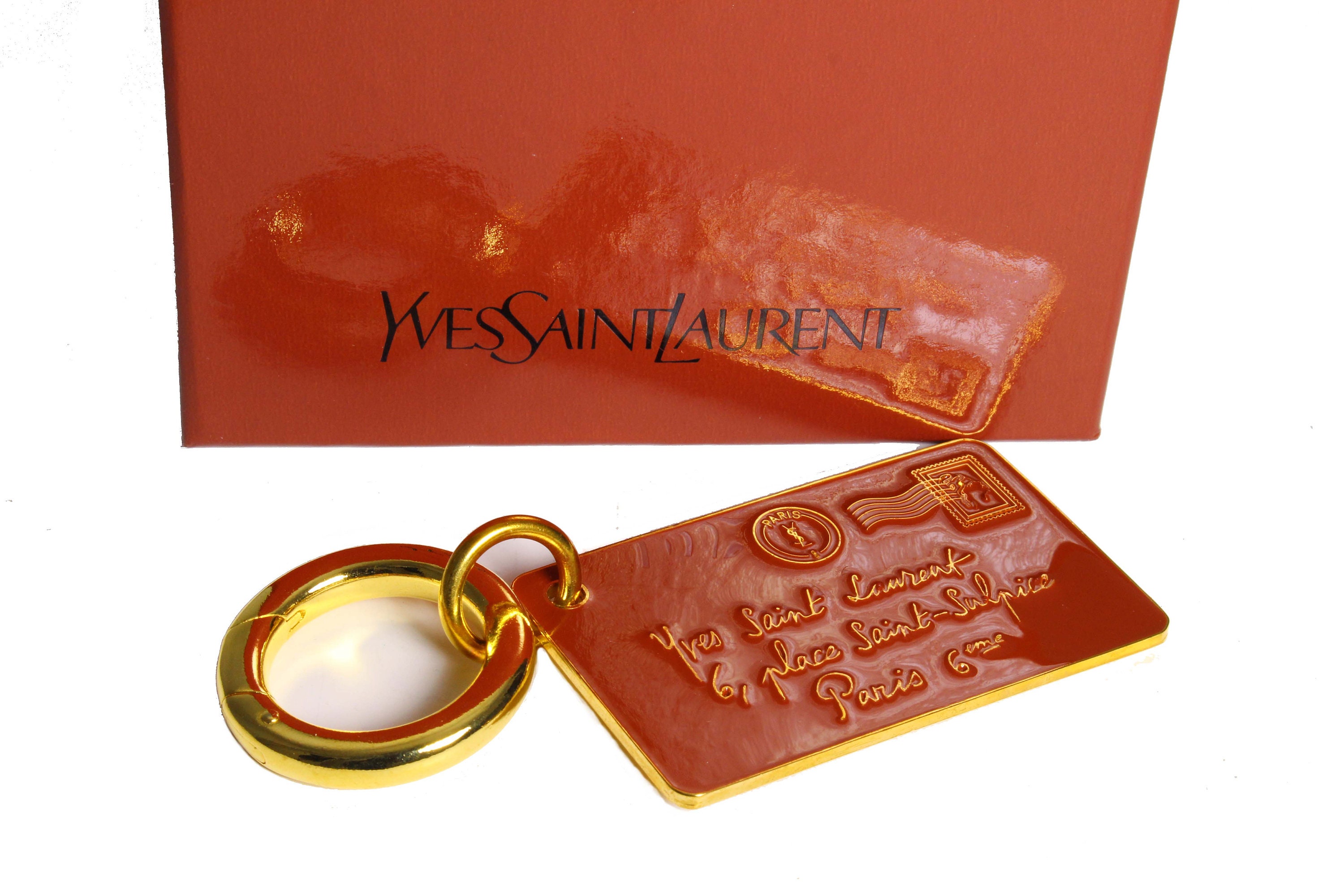 YVES SAINT LAURENT Y-mail Vintage Large Envelope Key-ring Bag -  Finland